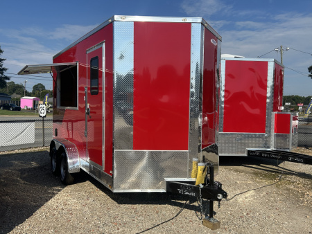 New 2025 Freedom Trailers 7x14 7K Concession Trailer