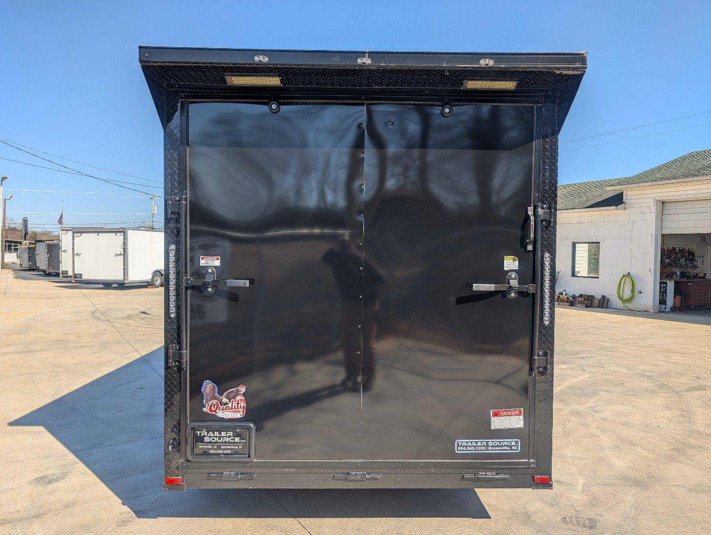 Used "REPO" Quality 7x16 TA 7K Enclosed Trailer