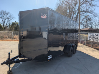 Used "REPO" Quality 7x16 TA 7K Enclosed Trailer