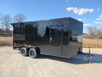 Used "REPO" Quality 7x16 TA 7K Enclosed Trailer