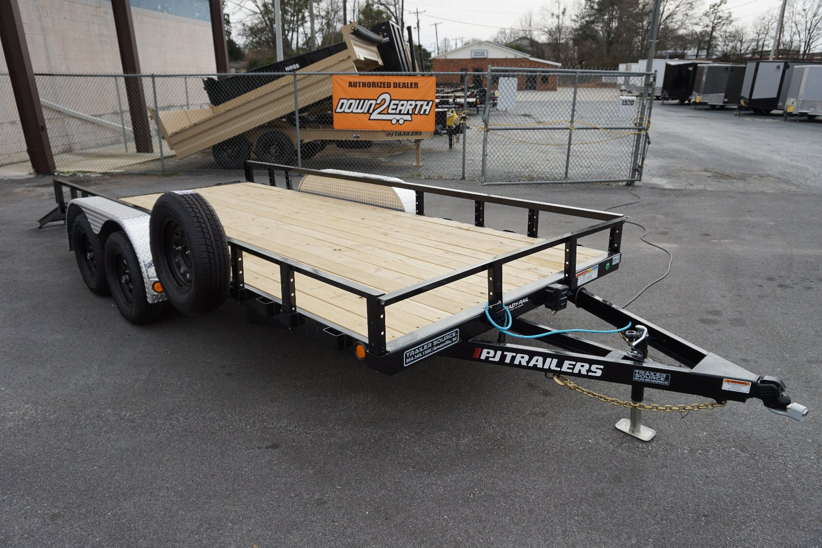 New PJ (UL) 7x16 TA 7K Utility Trailer