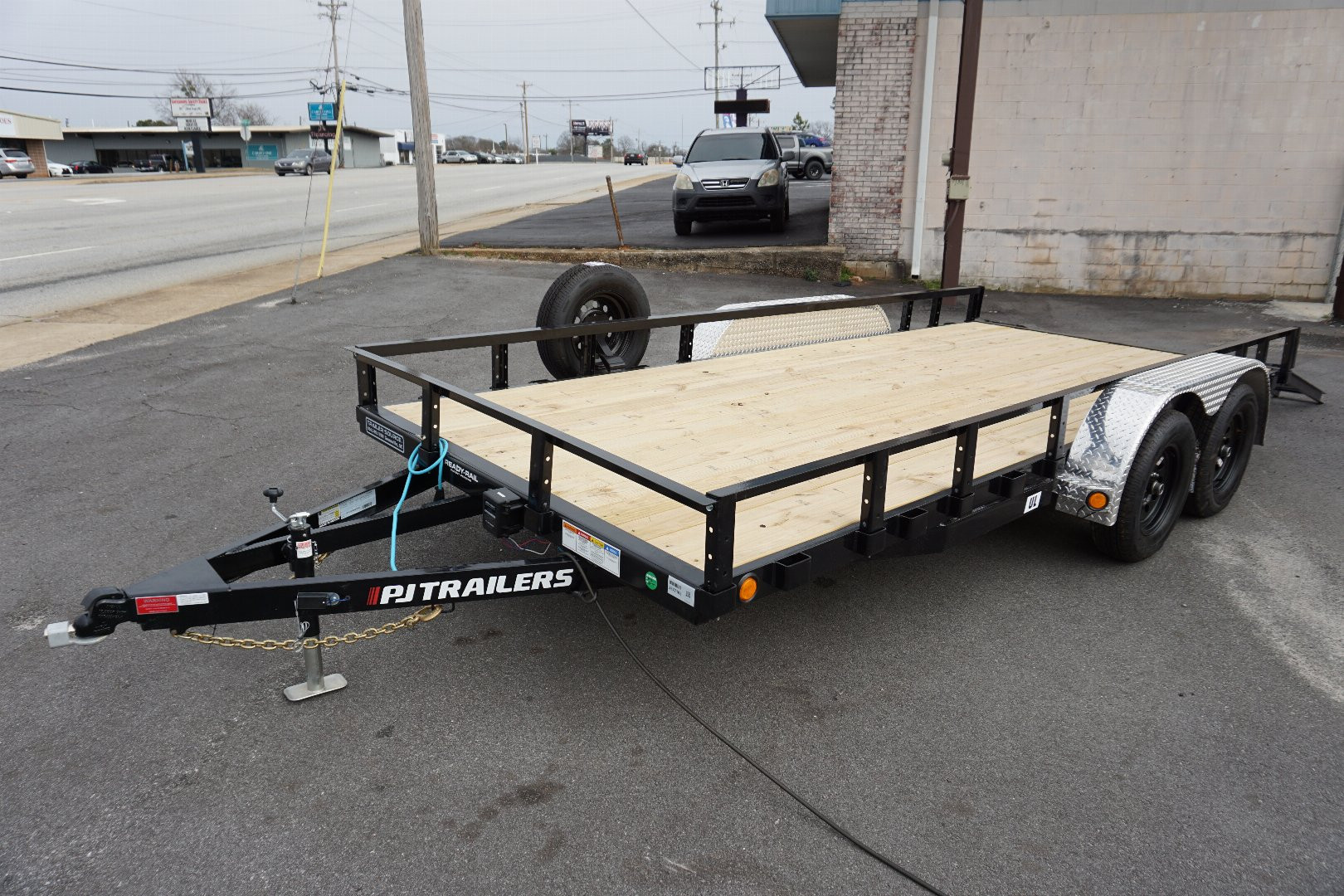 New PJ (UL) 7x16 TA 7K Utility Trailer