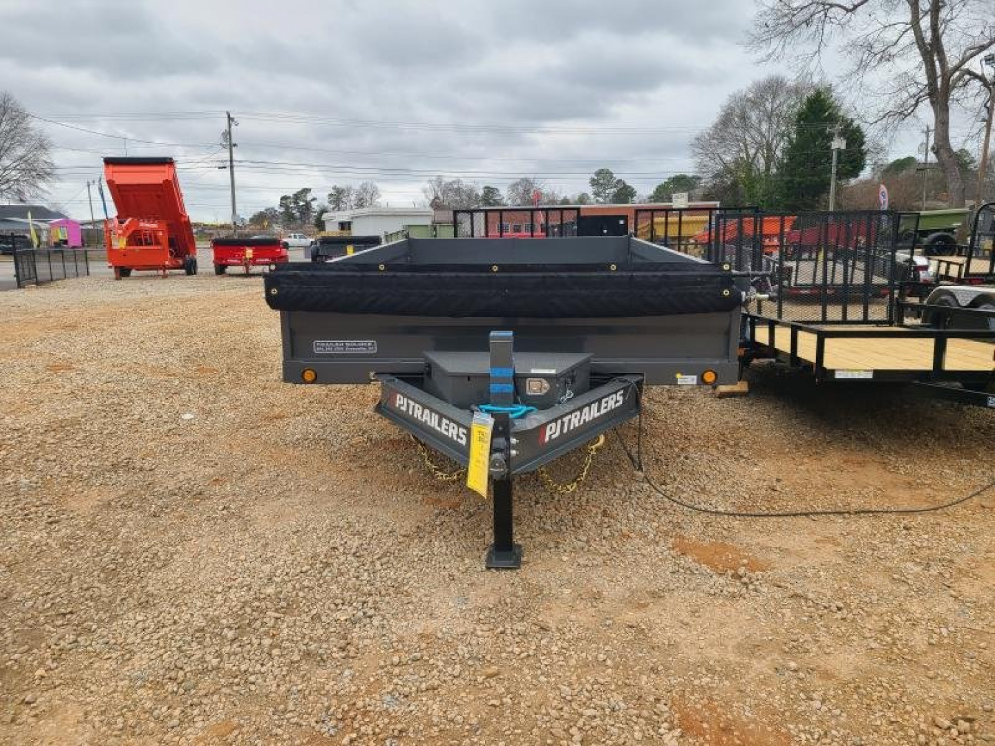 New PJ 8x14 TA 16K Deckover Dump Trailer