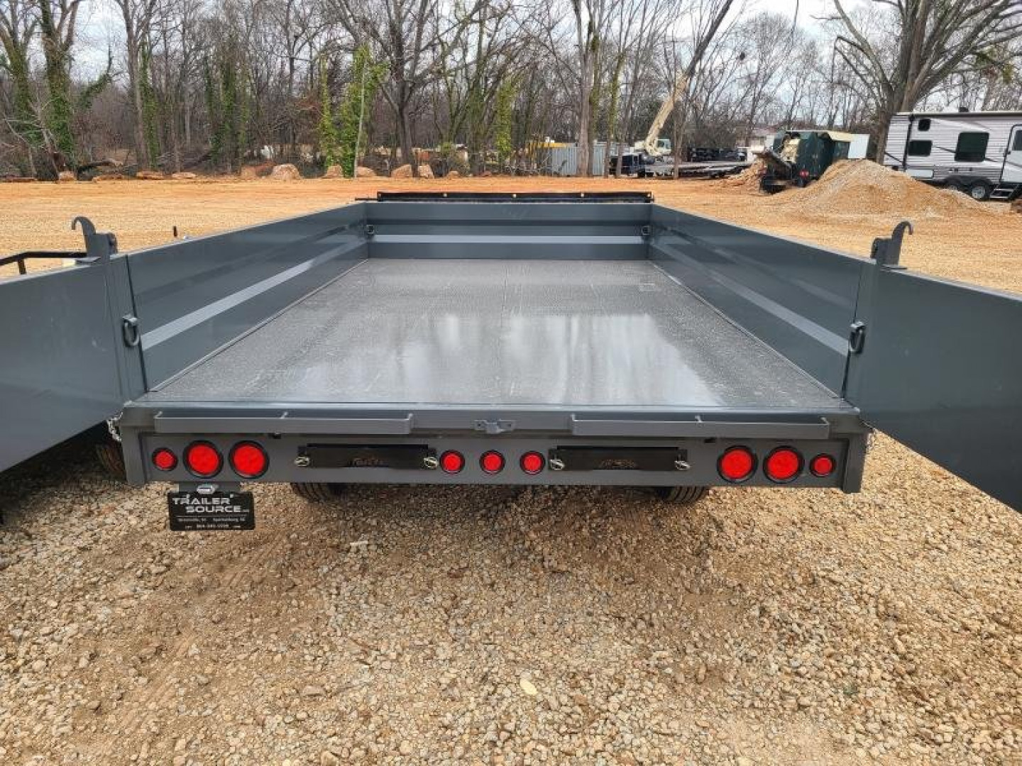 New PJ 8x14 TA 16K Deckover Dump Trailer
