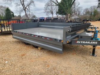 New PJ 8x14 TA 16K Deckover Dump Trailer