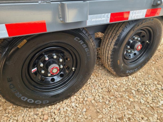 New PJ 8x14 TA 16K Deckover Dump Trailer