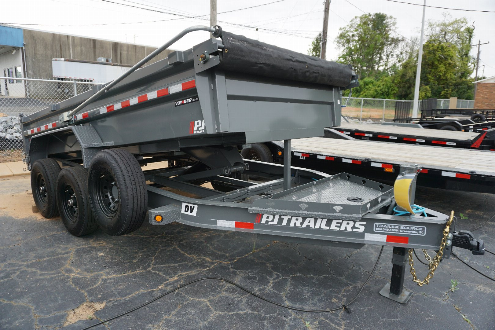 New PJ (DV) 7X14 TA 14K Dump Trailer