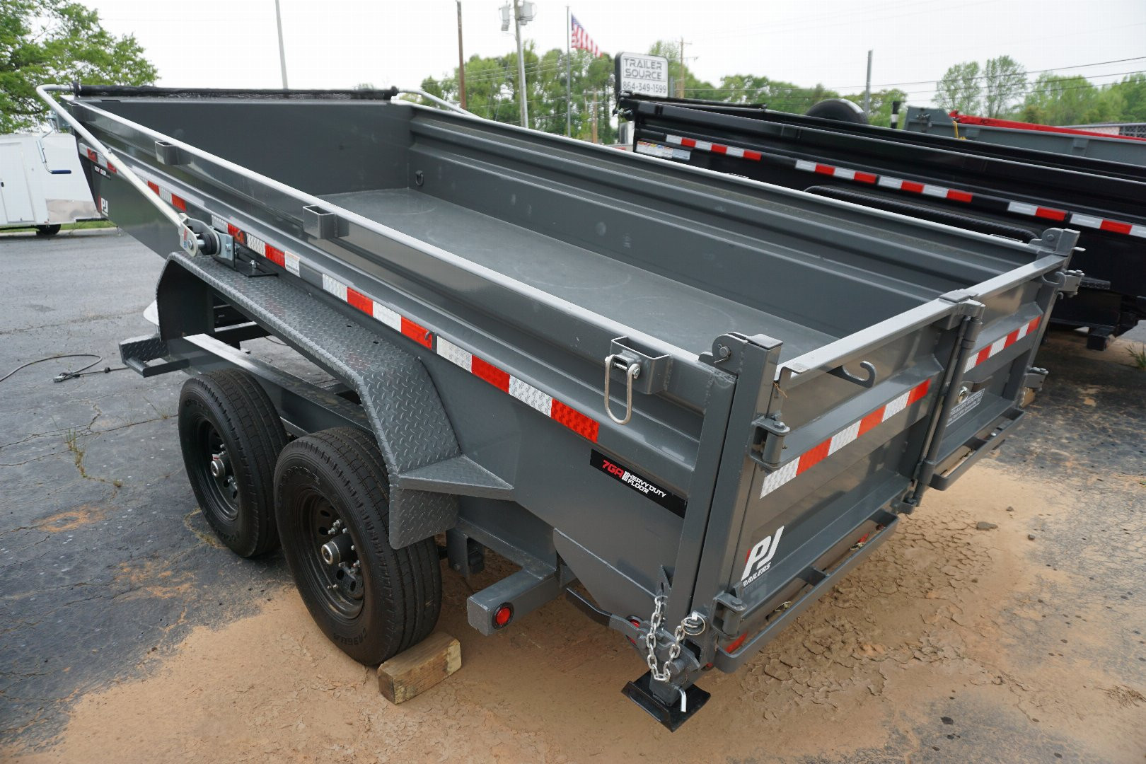 New PJ (DV) 7X14 TA 14K Dump Trailer