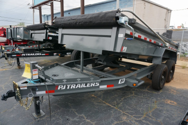 New PJ (DV) 7X14 TA 14K Dump Trailer