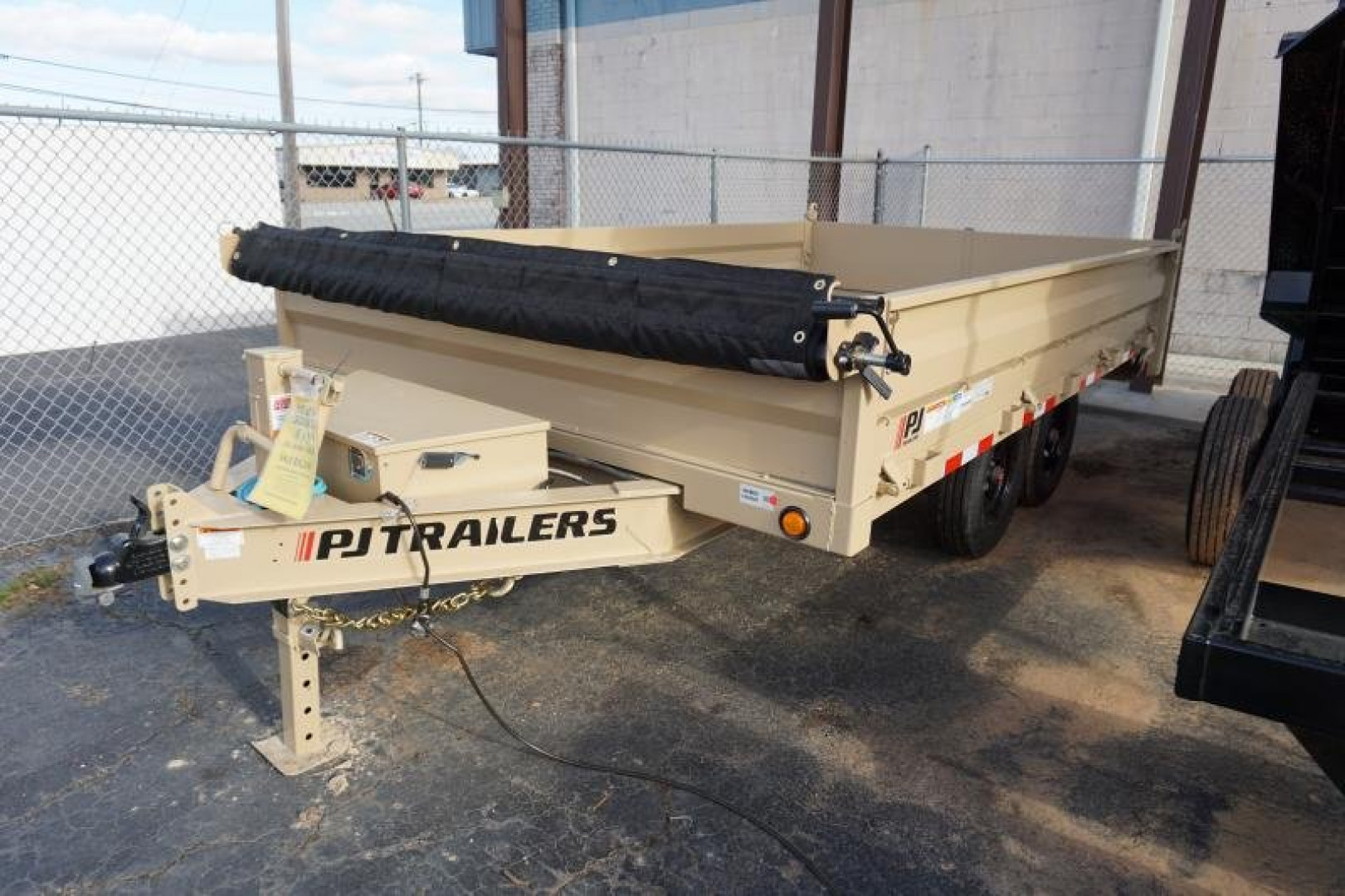 New PJ 8x14 TA 16K Deckover Dump Trailer