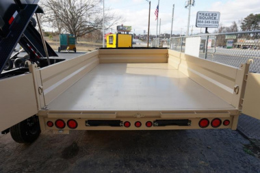 New PJ 8x14 TA 16K Deckover Dump Trailer