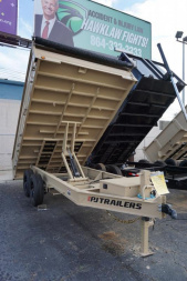 New PJ 8x14 TA 16K Deckover Dump Trailer