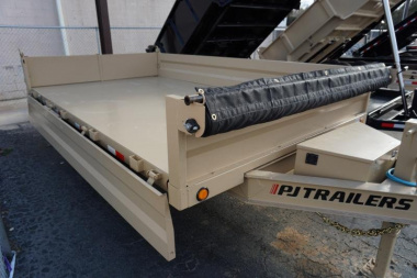 New PJ 8x14 TA 16K Deckover Dump Trailer