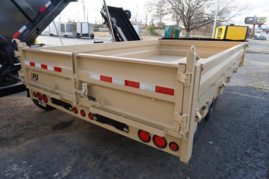 New PJ 8x14 TA 16K Deckover Dump Trailer