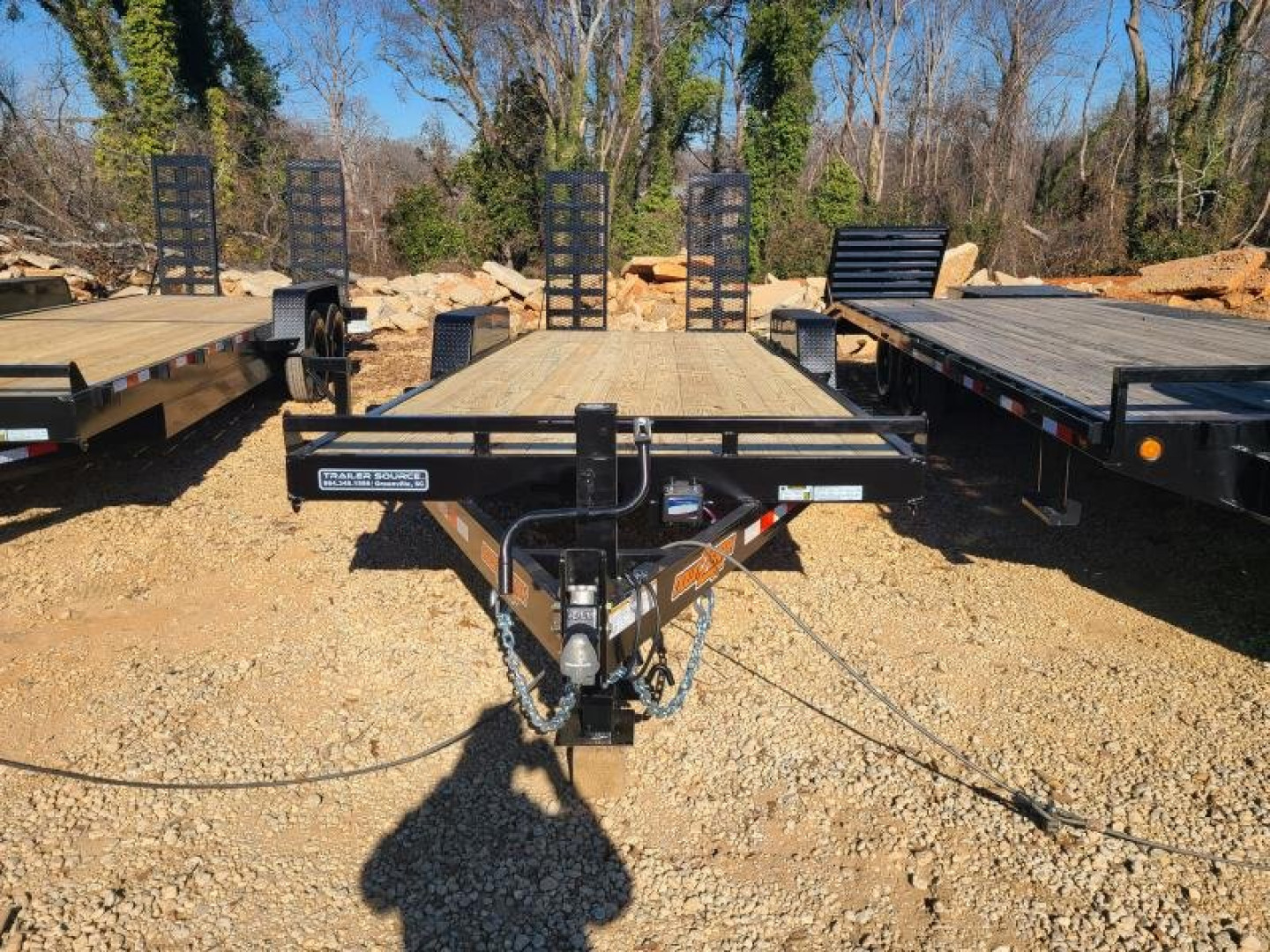 New D2E 7x22 TA 14K Equipment Trailer