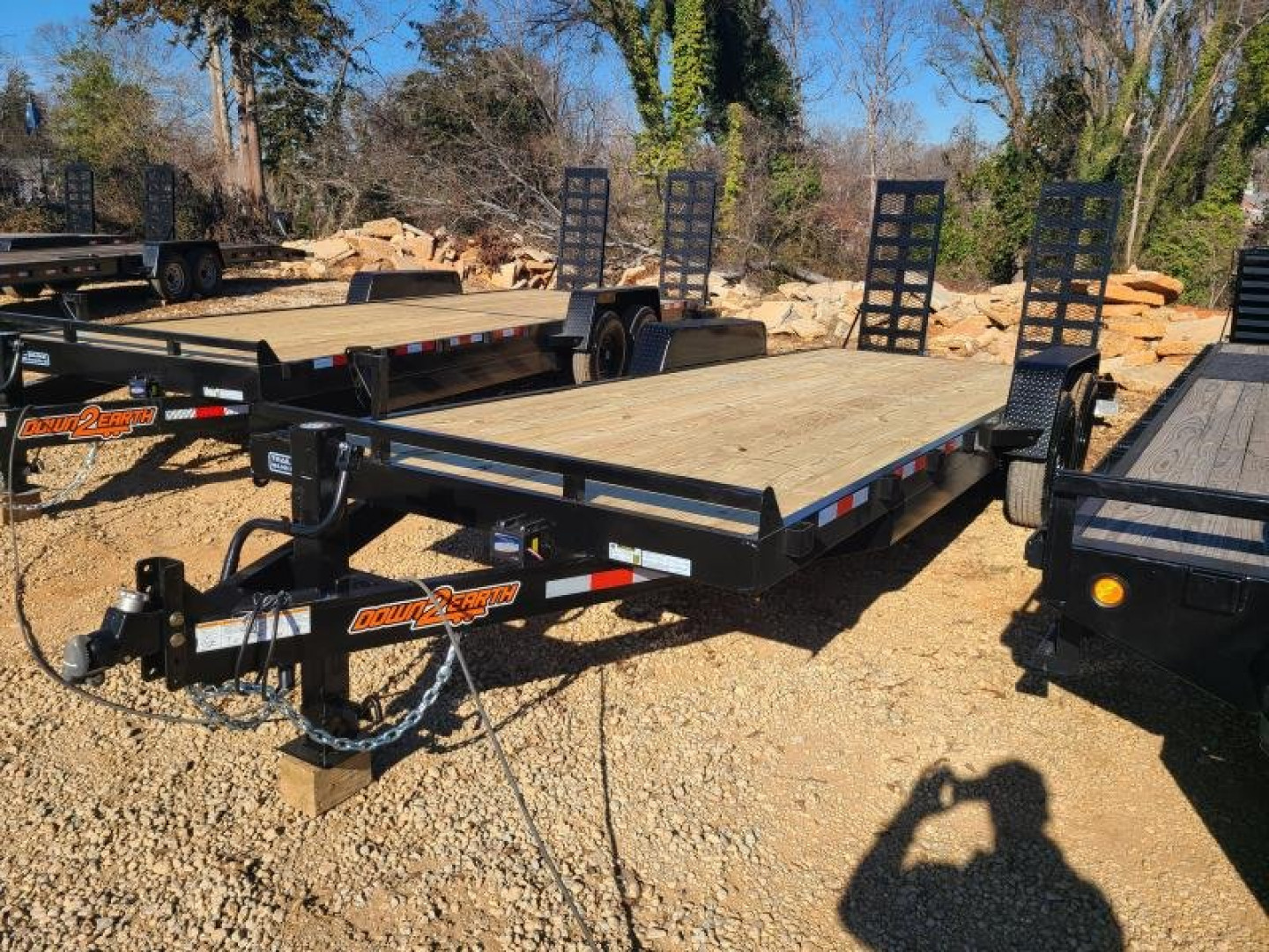 New D2E 7x22 TA 14K Equipment Trailer