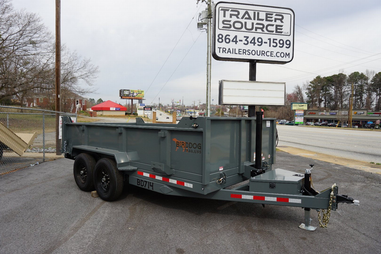 New Watchdog 7x14 TA 14K Telescopic Dump Trailer