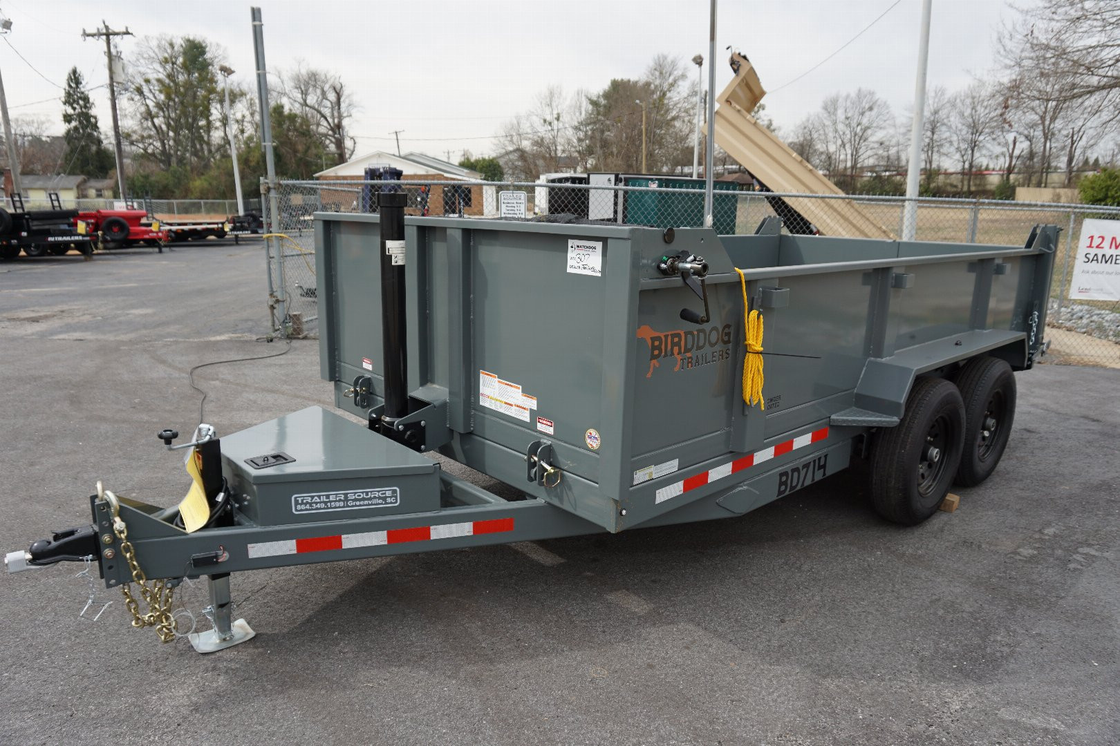 New Watchdog 7x14 TA 14K Telescopic Dump Trailer