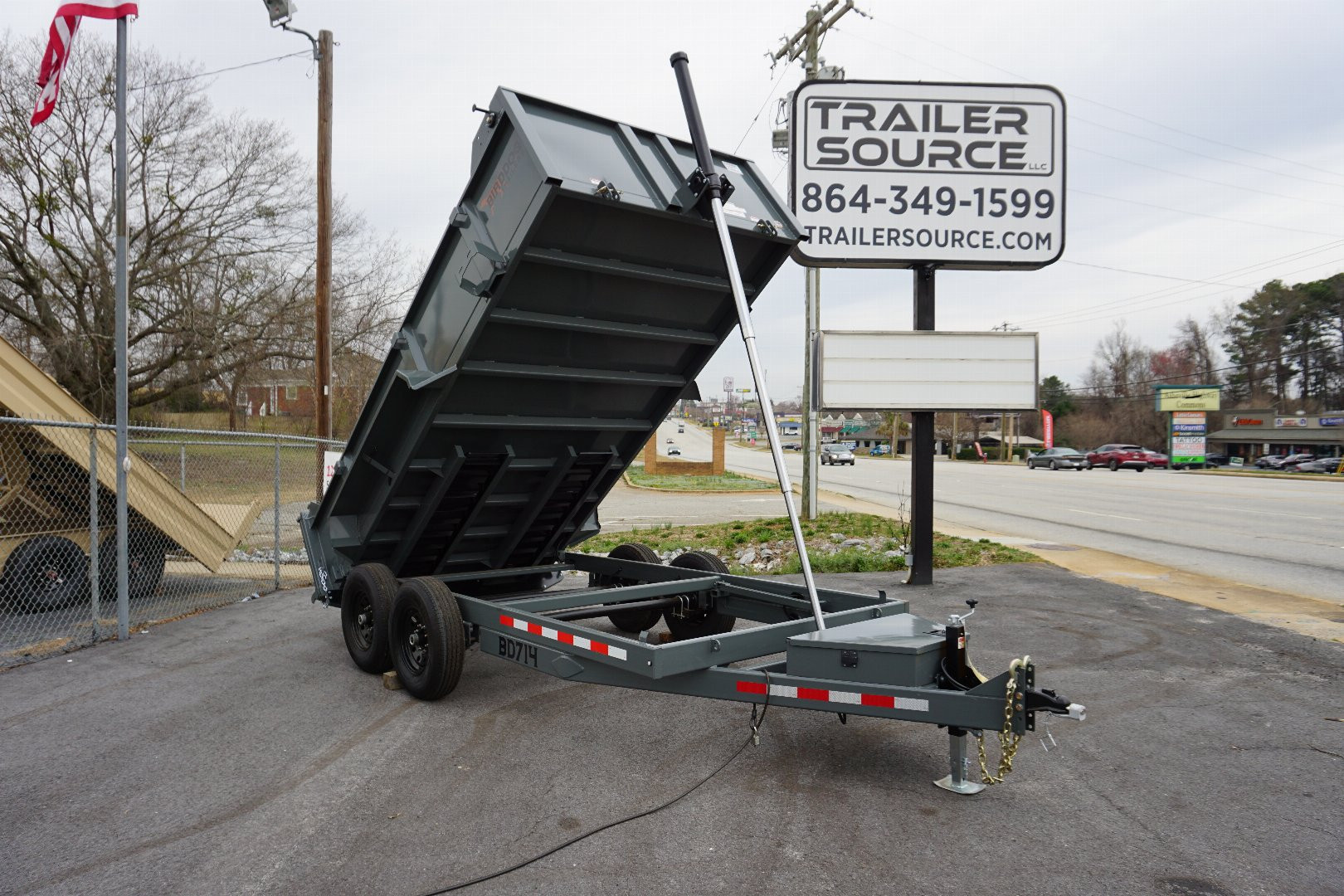 New Watchdog 7x14 TA 14K Telescopic Dump Trailer