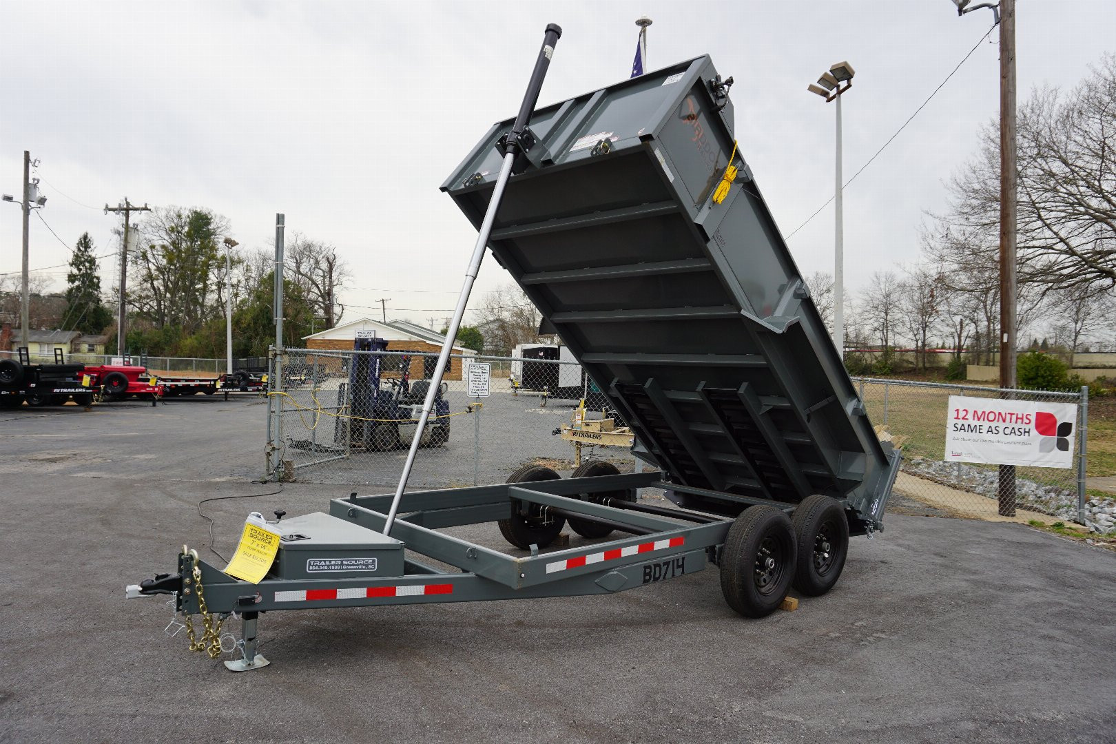 New Watchdog 7x14 TA 14K Telescopic Dump Trailer