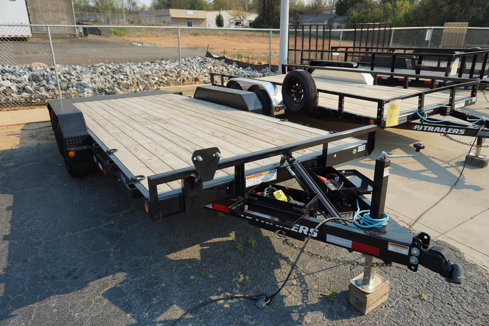 New PJ Trailers 7x18 TA 10K Power Tilt Trailer