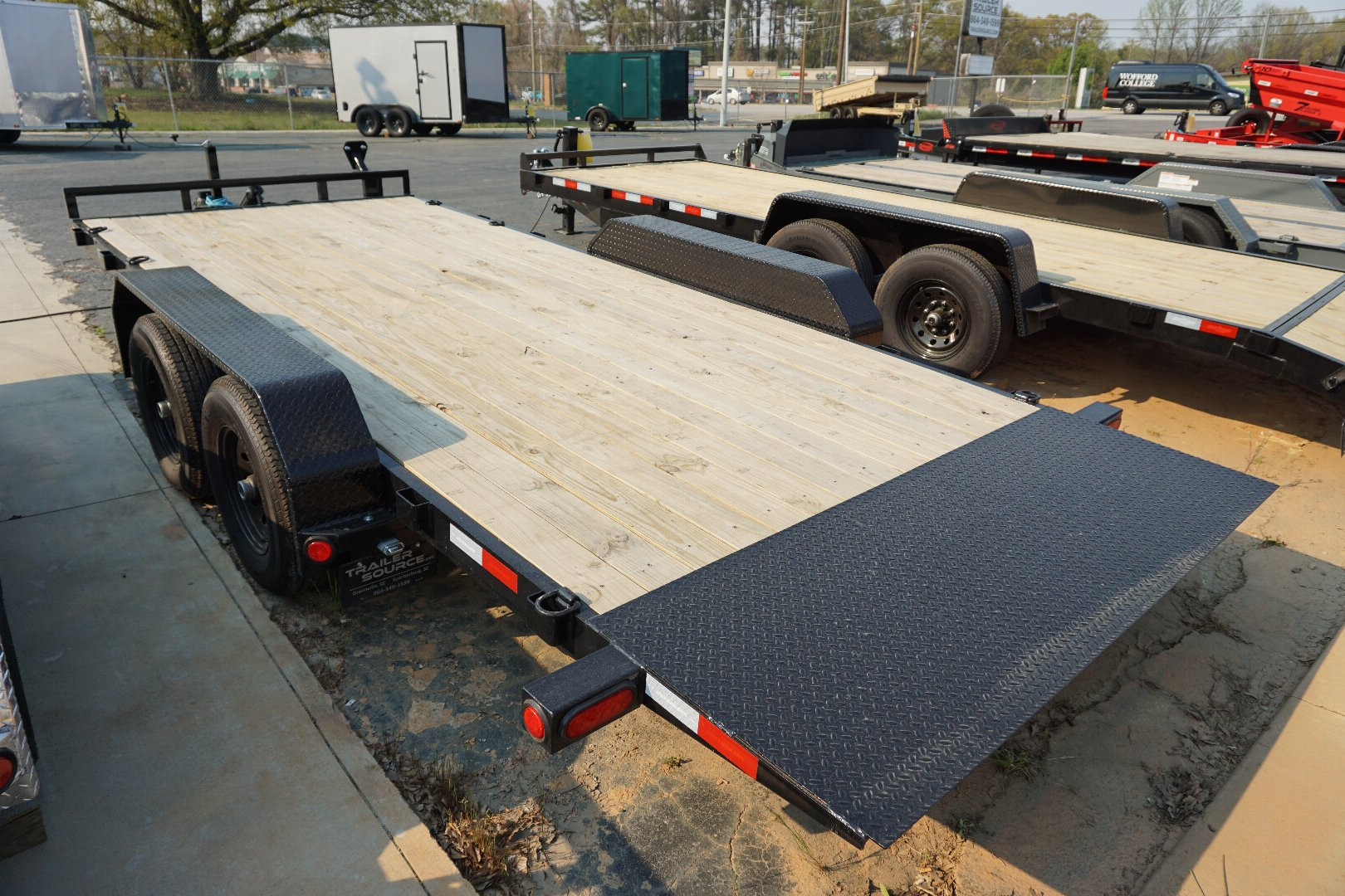 New PJ Trailers 7x18 TA 10K Power Tilt Trailer