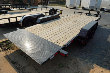 New PJ Trailers 7x18 TA 10K Power Tilt Trailer