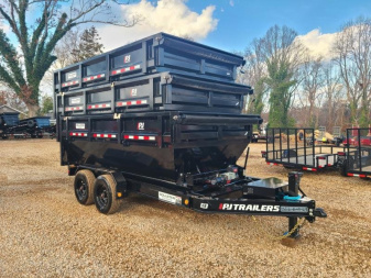 New PJ Trailers 7x14 TA 14K Roll-off Dumpster Kit