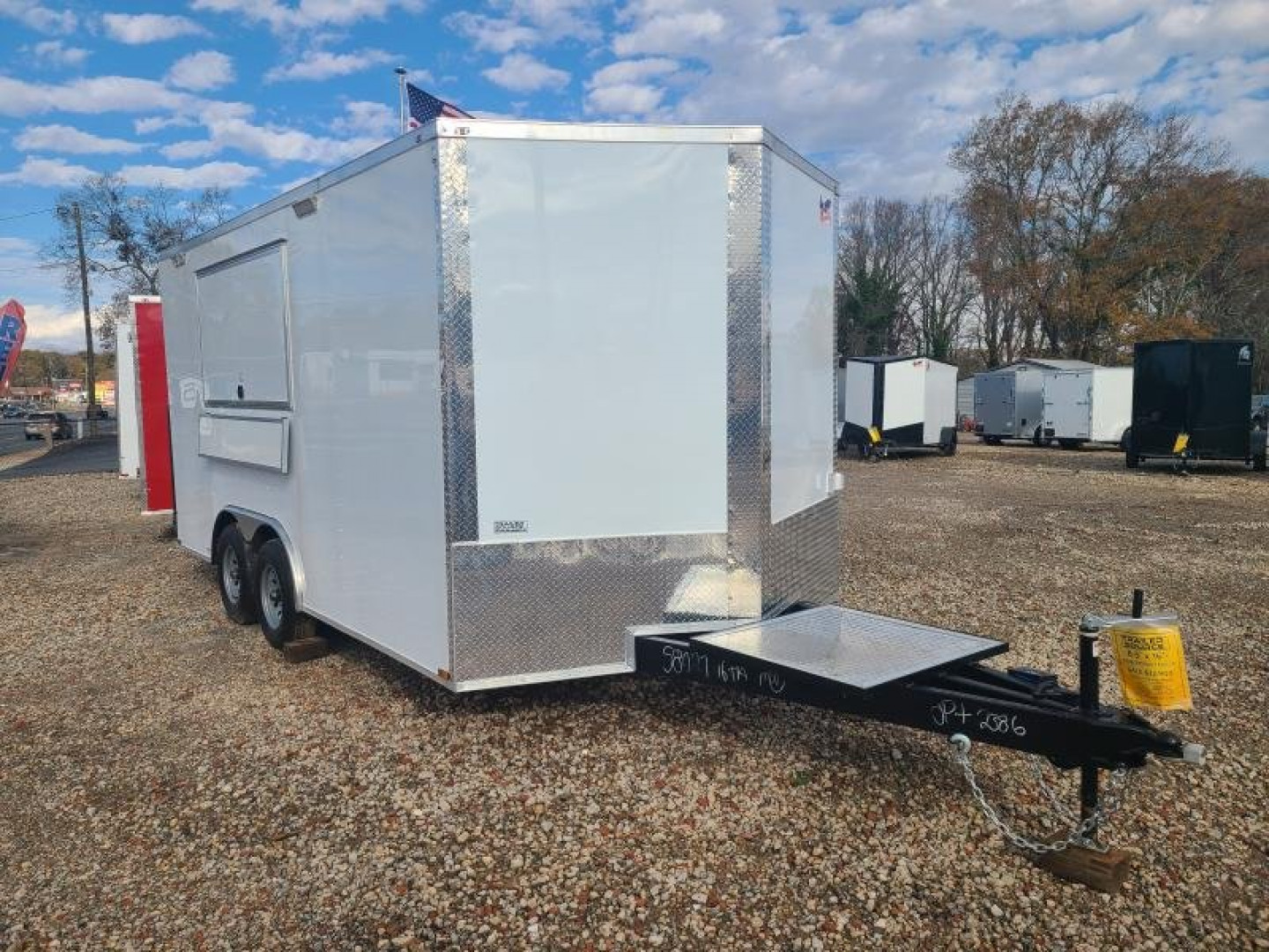 New Quality 8.5x16 TA 7K Concession Trailer