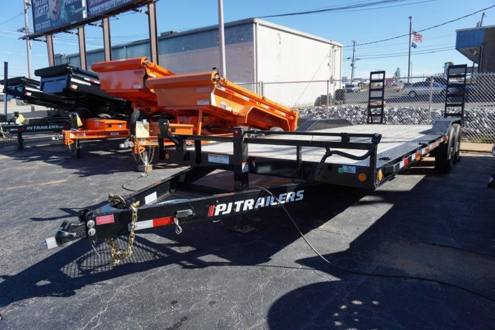 New PJ Trailers 8.5x24 TA 14K Deckover Trailer