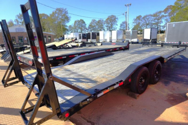 New PJ Trailers 8.5x24 TA 14K Deckover Trailer