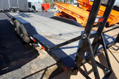 New PJ Trailers 8.5x24 TA 14K Deckover Trailer