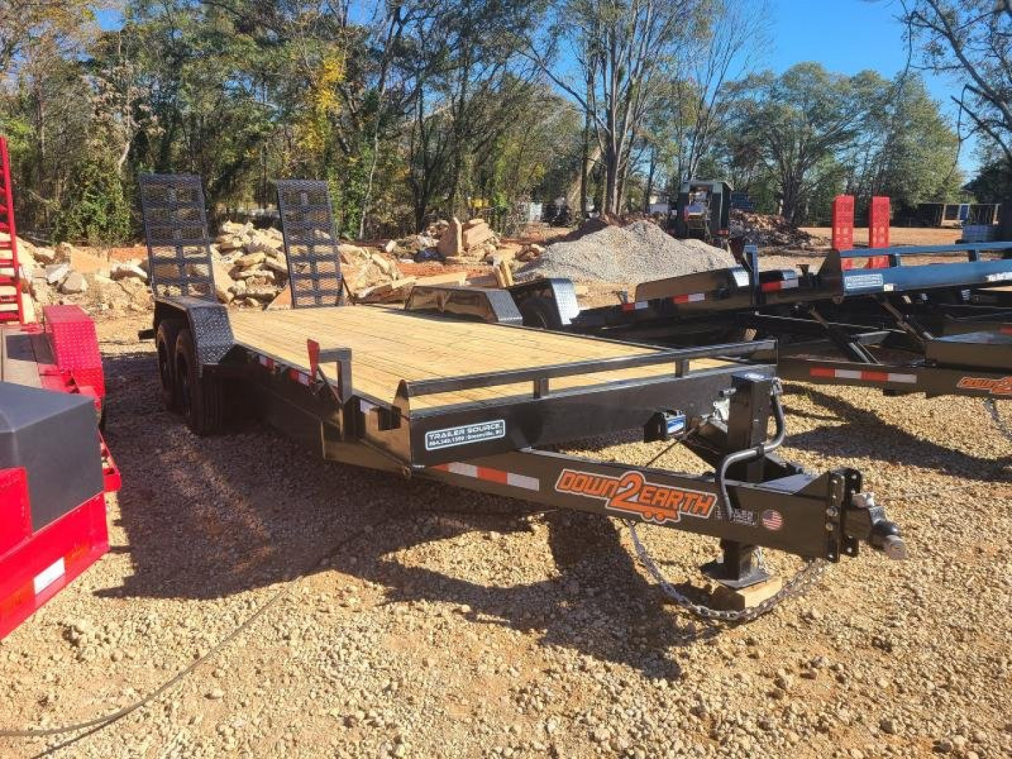 New D2E 7x20 TA 17.5K Equipment Trailer