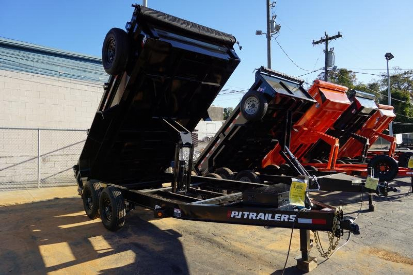 New PJ Trailers 7X14 TA 14K Dump Trailer