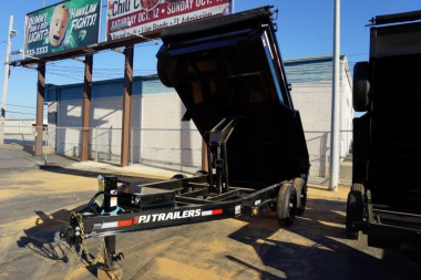 New PJ Trailers 7X14 TA 14K Dump Trailer