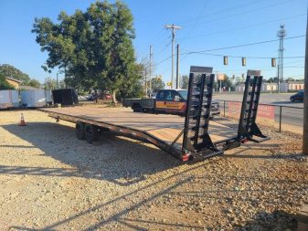 New 2025 Down 2 Earth 8.5x36 17.5K Deckover Trailer