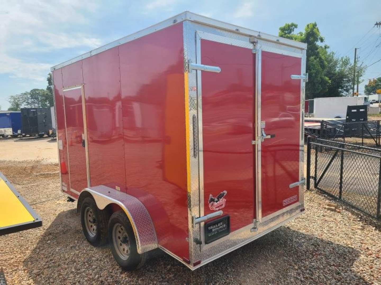 New Quality 7x12 TA 7K Concession Trailer
