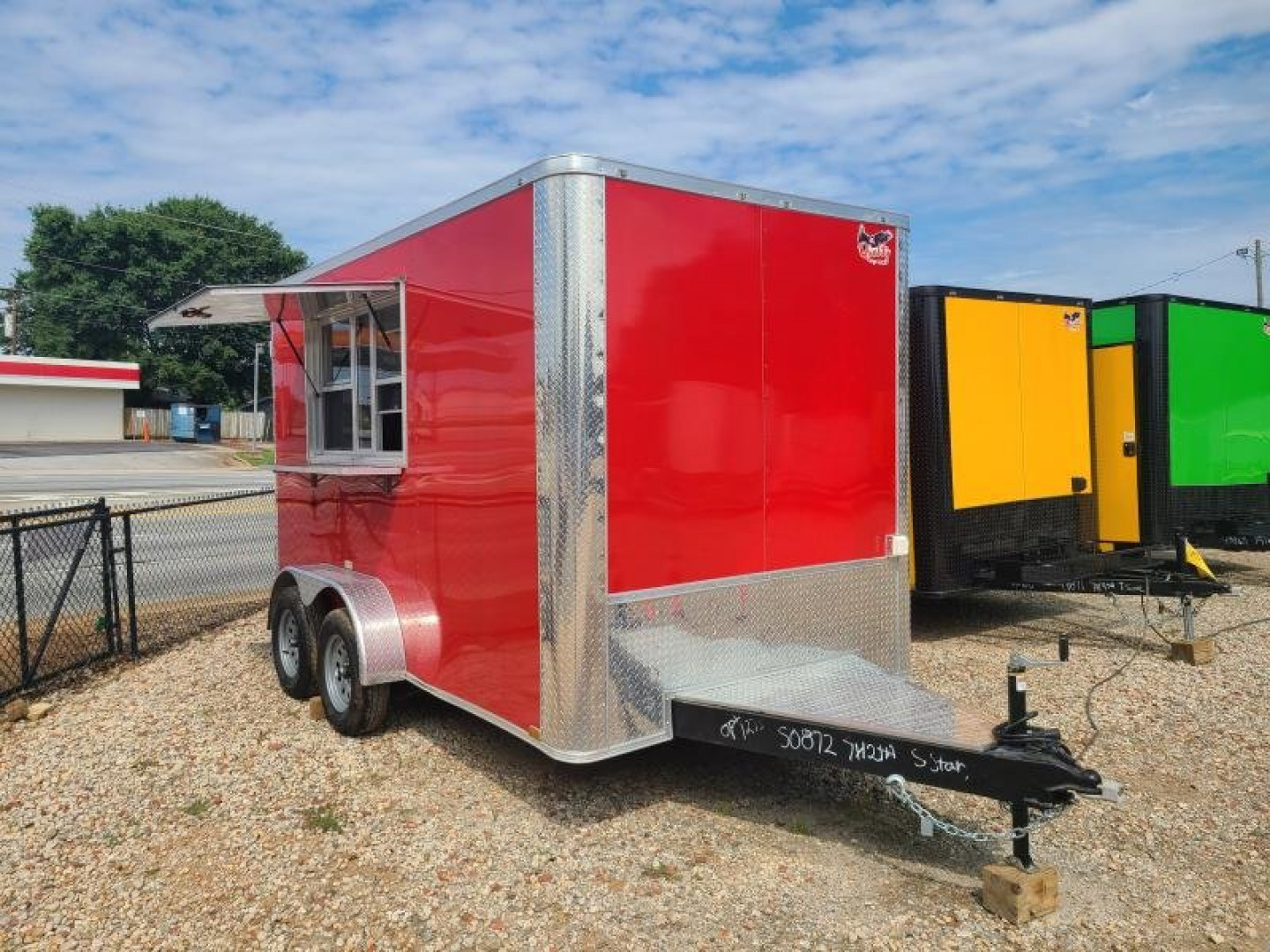 New Quality 7x12 TA 7K Concession Trailer