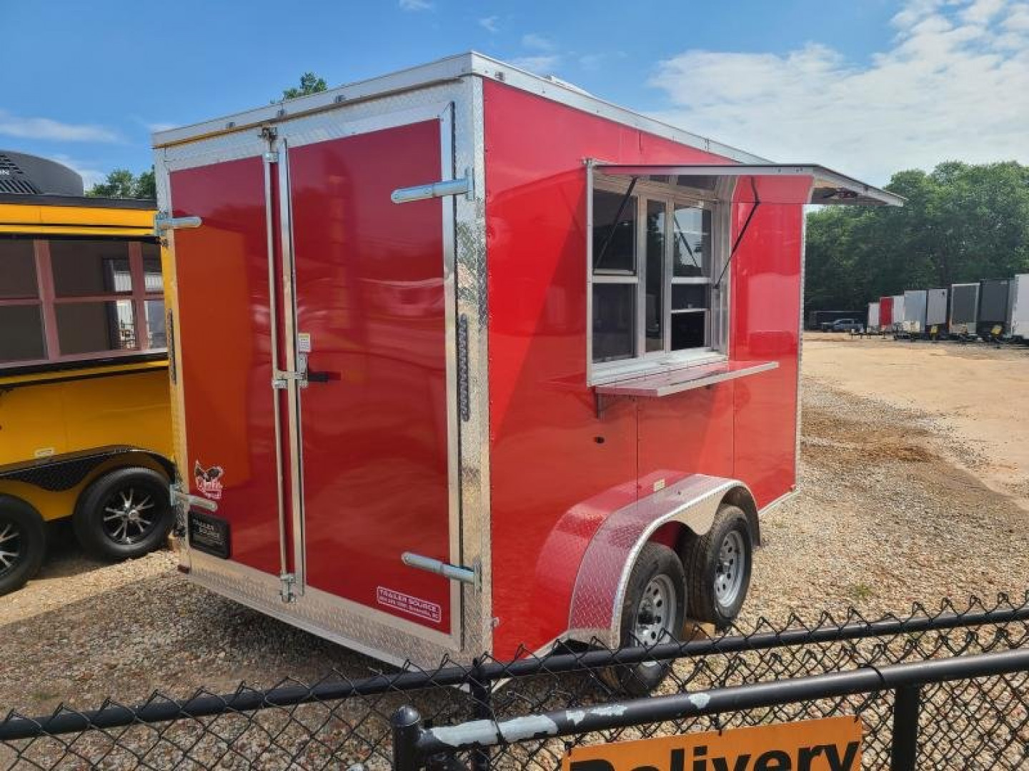 New Quality 7x12 TA 7K Concession Trailer