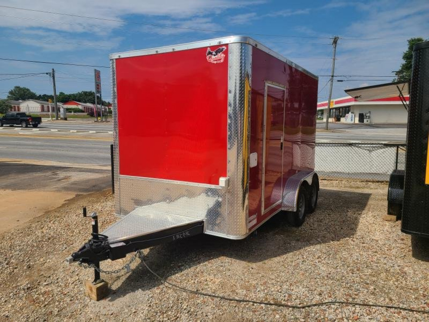 New Quality 7x12 TA 7K Concession Trailer