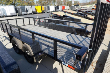 New D2E 6.5x16 TA 7K Mesh Sides Utility Trailer