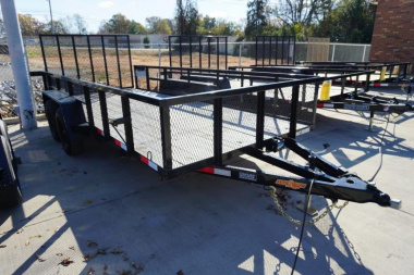 New D2E 6.5x16 TA 7K Mesh Sides Utility Trailer