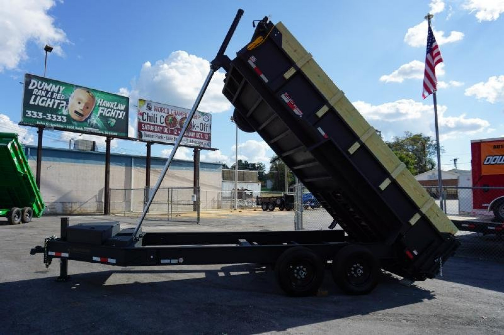 New Watchdog 7x16 TA 17.5K Telescopic Dump Trailer