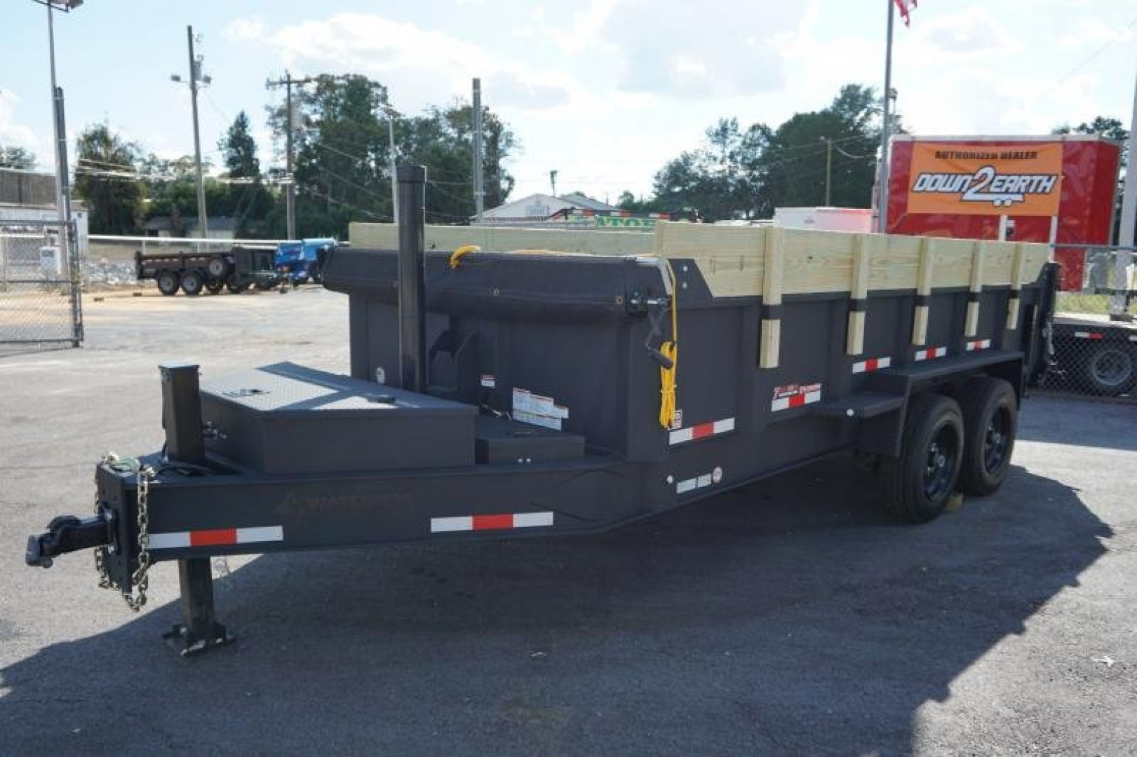 New Watchdog 7x16 TA 17.5K Telescopic Dump Trailer