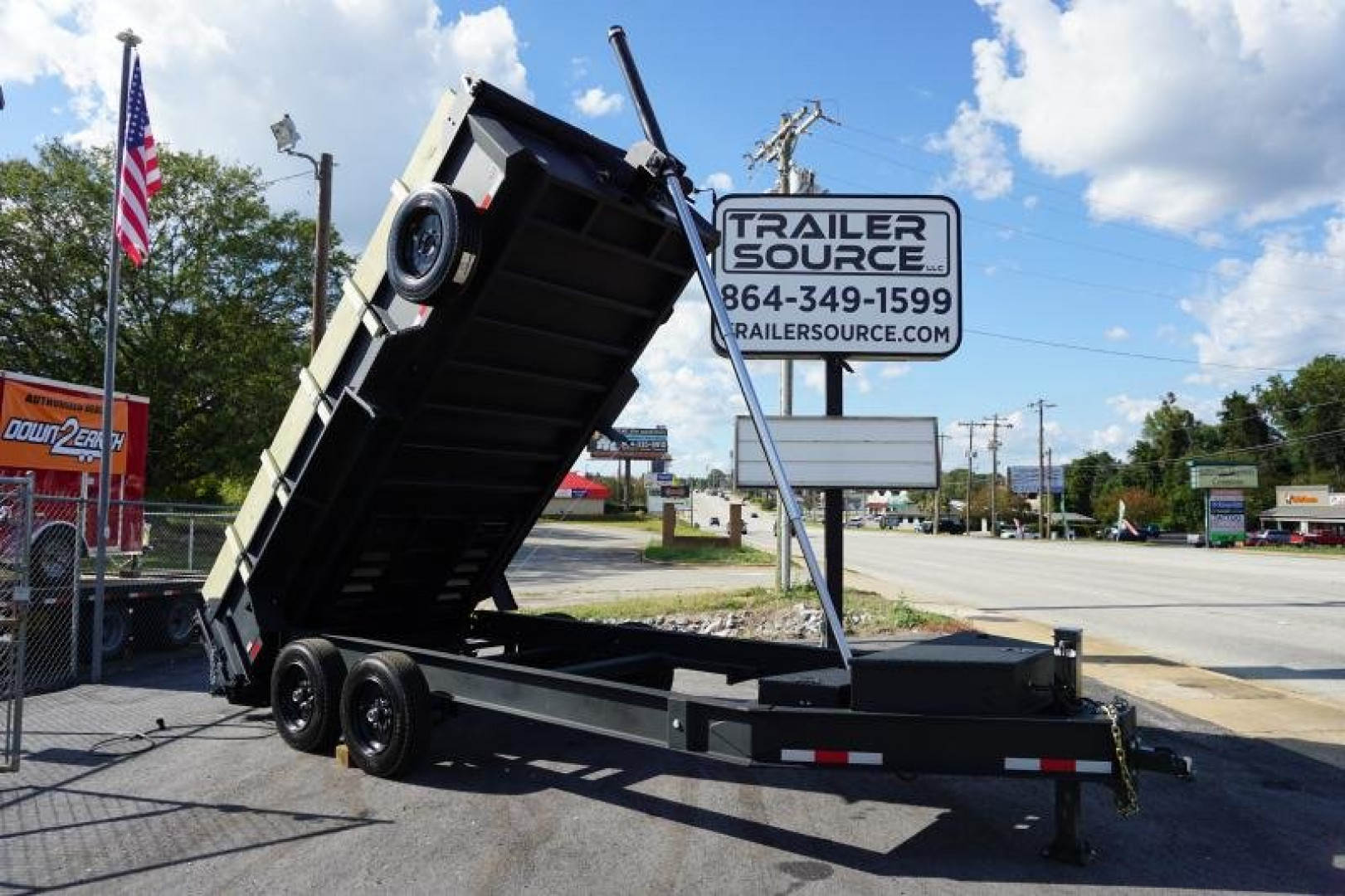New Watchdog 7x16 TA 17.5K Telescopic Dump Trailer