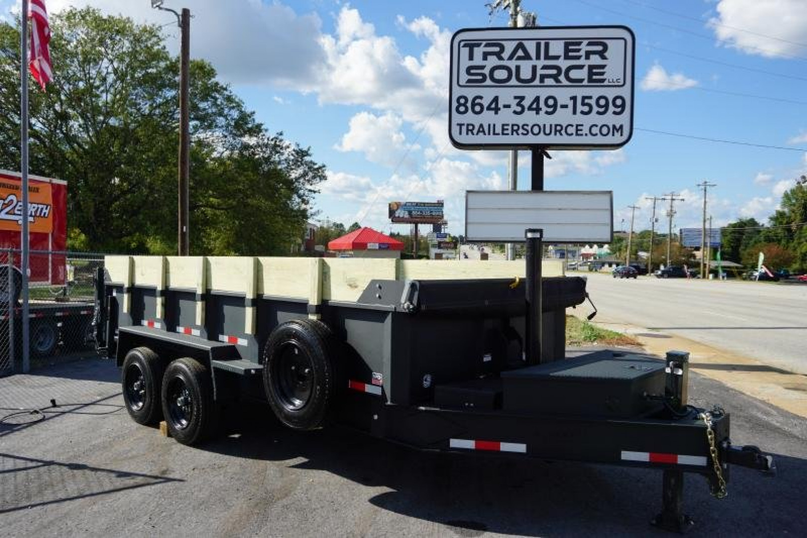 New Watchdog 7x16 TA 17.5K Telescopic Dump Trailer