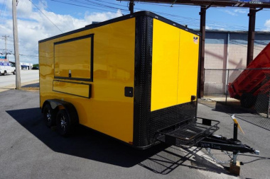 New Quality 7x14 TA 7K Concession Trailer