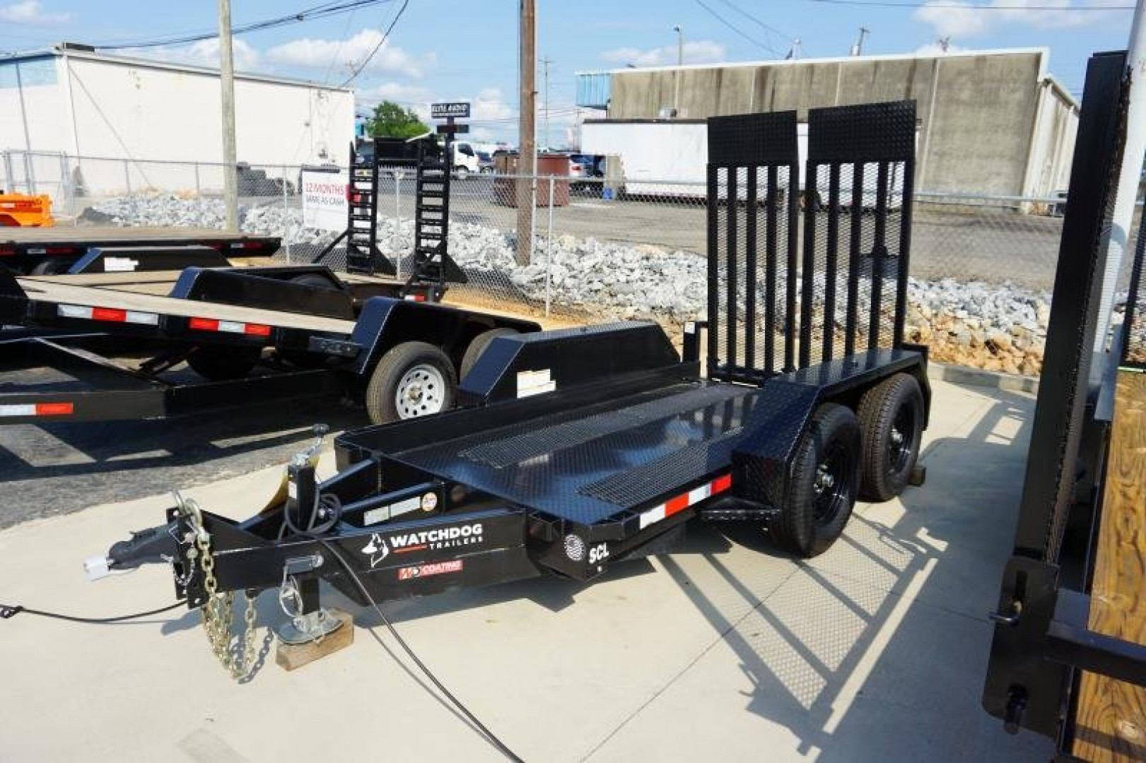 New Watchdog 5x10 TA 7K Scissor Lift Trailer