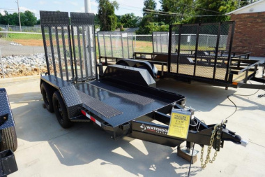 New Watchdog 5x10 TA 7K Scissor Lift Trailer