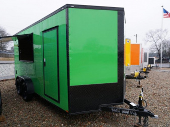 New Quality 7x16 TA 7K Concession Trailer